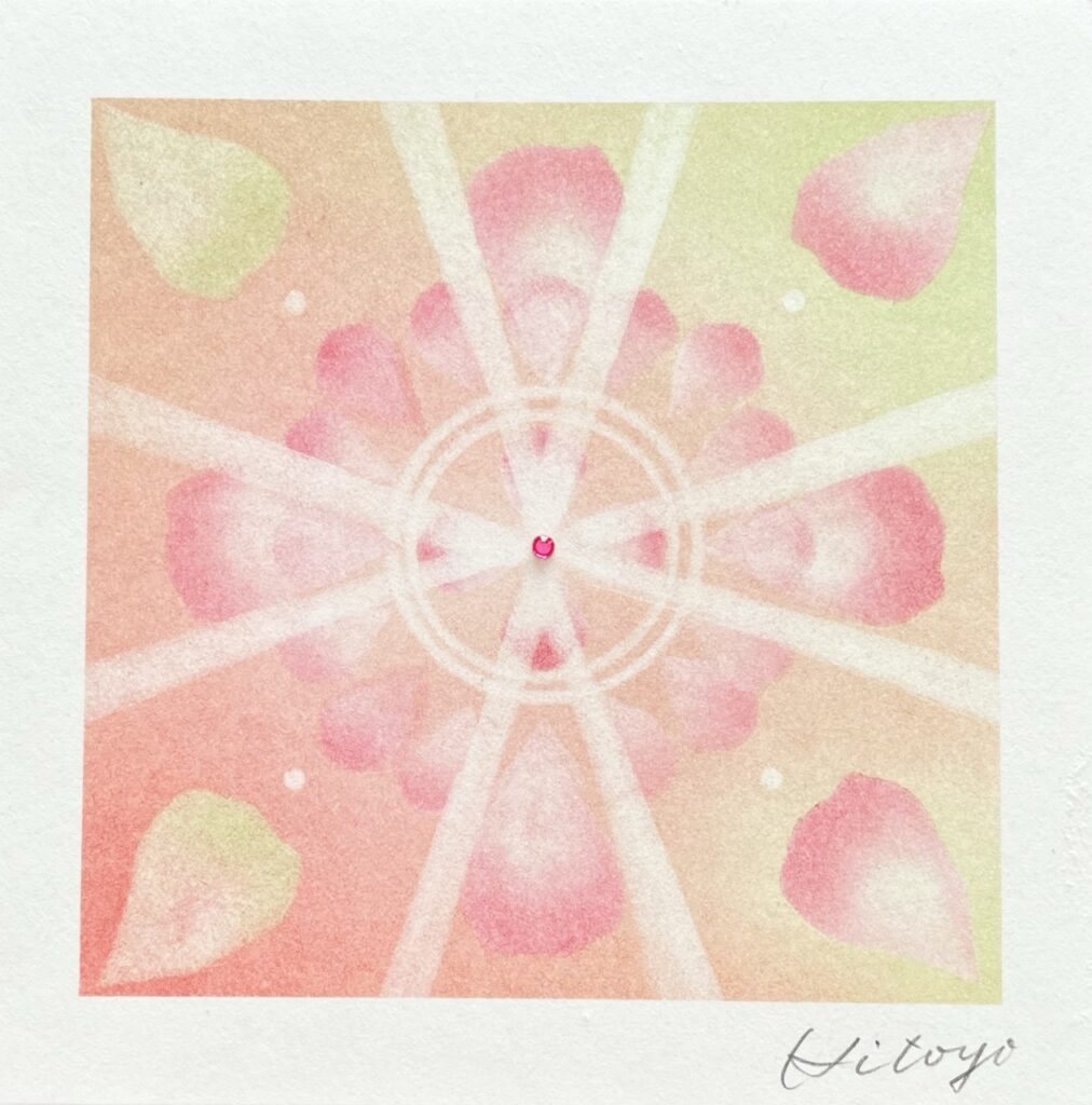 季節を分ける：春の訪れを感じさせるパステル曼荼羅アート