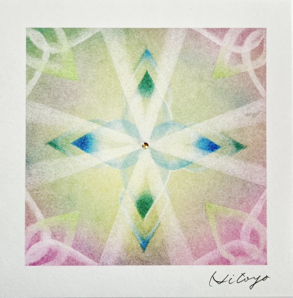 パステル曼荼羅アートの教室は、毎月 第2・第4 水曜日に豊橋向山にあるアートエイジギャラリーさんで開催しています